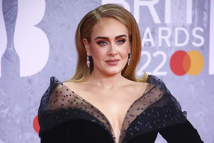 Adele appears at the Brit Awards 2022 in LondonAP