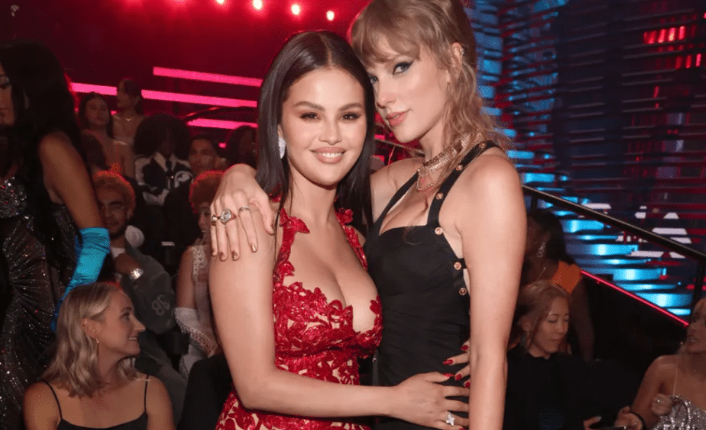 Taylor Swift in Selena Gomez/ Christopher Polk