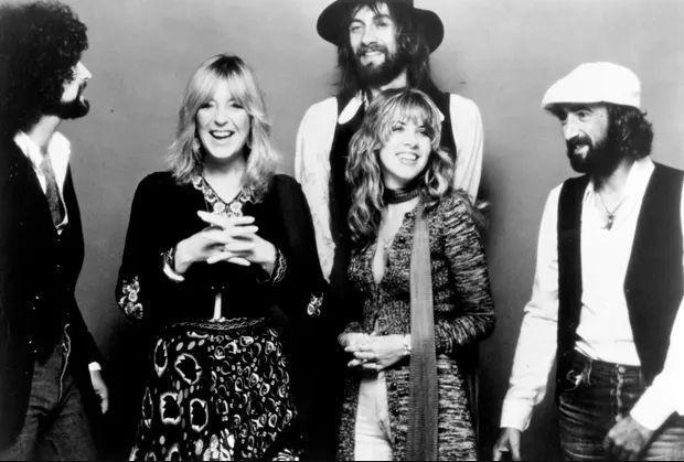 Skupina leta 1977 - Lindsey Buckingham, Christine McVie, Mick Fleetwood, Stevie Nicks in John McVie. Foto, Michael Ochs Archives,Getty Images