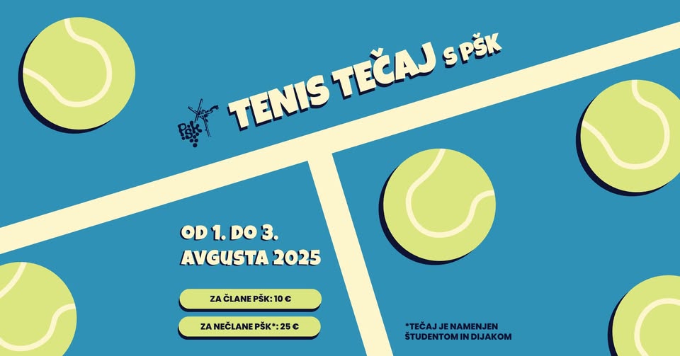 Tenis tečaj s PŠK