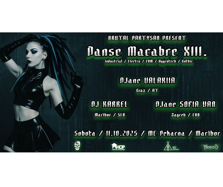SOB 11. 10. 2025 / DANSE MACABRE XIII. / MC PEKARNA