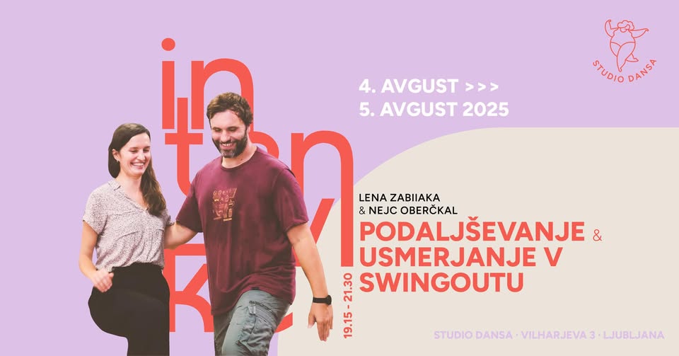 Podaljševanje & usmerjanje v Lindy hopu | 4.8. – 5.8.2025 | Poletna plesna delavnica