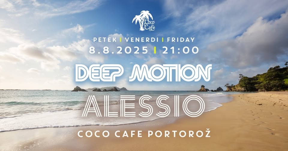 Alessio // 8.8. Petek // Coco Cafe