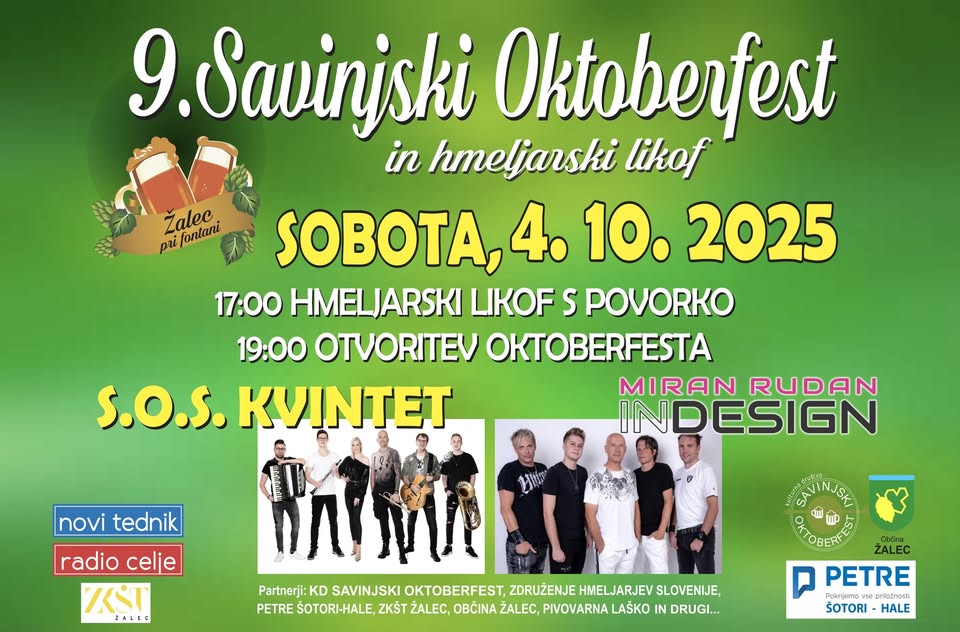 9. SAVINJSKI OKTOBERFEST IN HMELJARSKI LIKOF