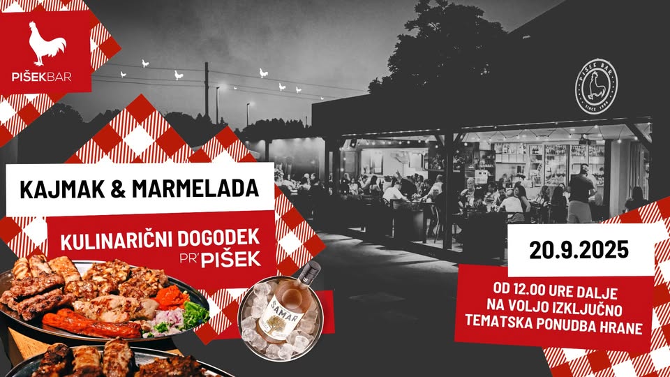 KAJMAK & MARMELADA: kulinarični dogodek pr'Pišek