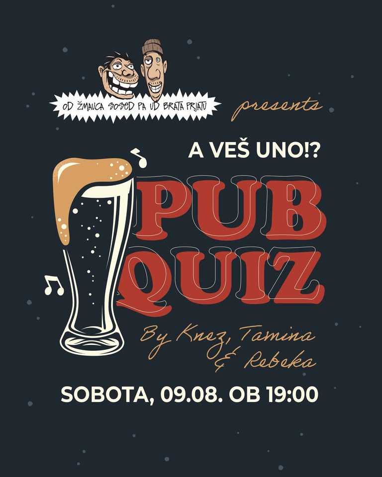 Žmaučev poletni pub quiz
