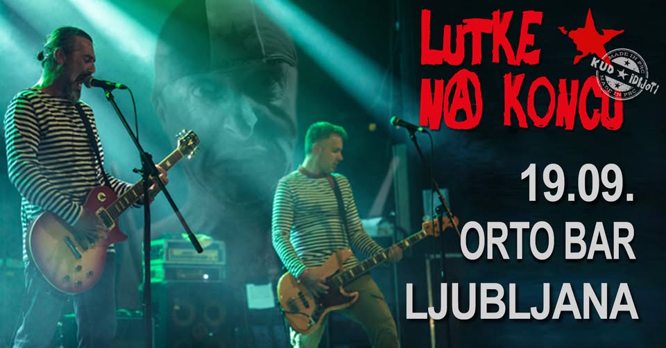 Kud Idijoti tribute LUTKE NA KONCU - Ljubljana, Orto Bar 19.09.2025.