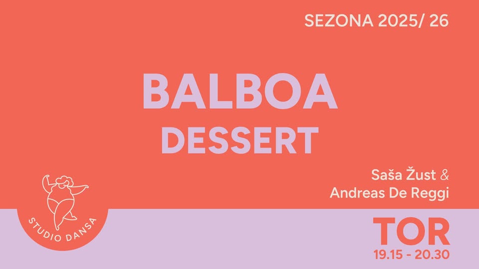 BALBOA DESSERT | plesni tečaj