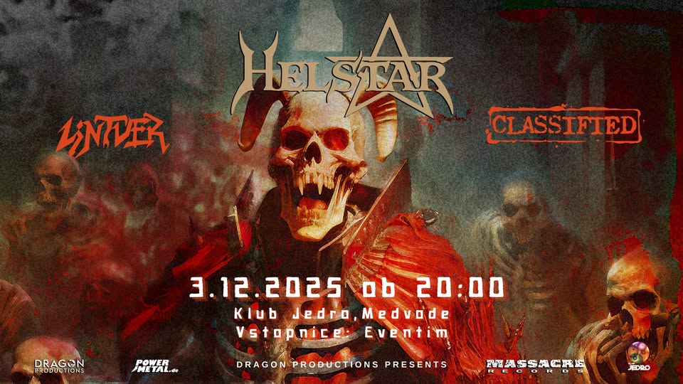 Koncert: HELSTAR (USA), Lintver, Classified