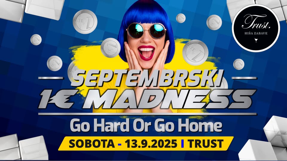 Septembrski 1€ PARTY / sobota, 13.9.