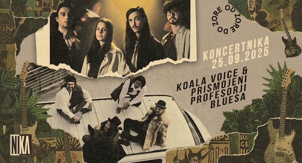 KoncertNika: Koala Voice in Prismojeni Profesorji Bluesa