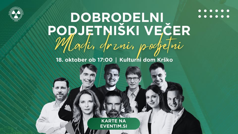 Mladi, drzni, podjetni | Dobrodelni podjetniški večer