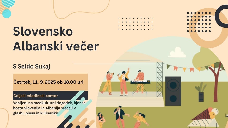 Slovensko-albanski večer s Seldo Sukaj