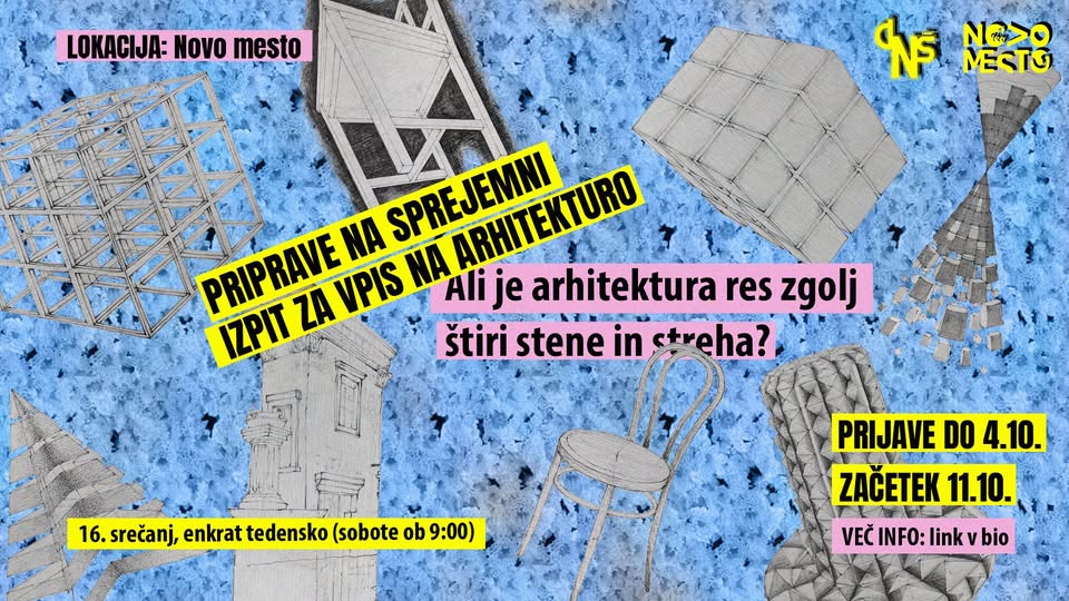Priprave na sprejemni izpit za vpis na arhitekturo - DNŠ