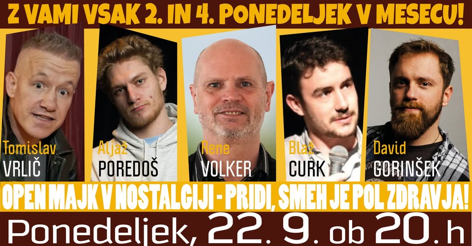 STAND UP - OPEN MIC V NOSTALGIJI