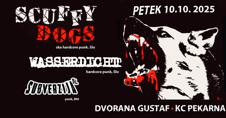 SCUFFY DOGS, WASSERDICHT, SUBVERZIJA