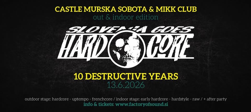 SLOVENIA GOES HARDCORE | Out & Indoor edition | Castle Murska Sobota