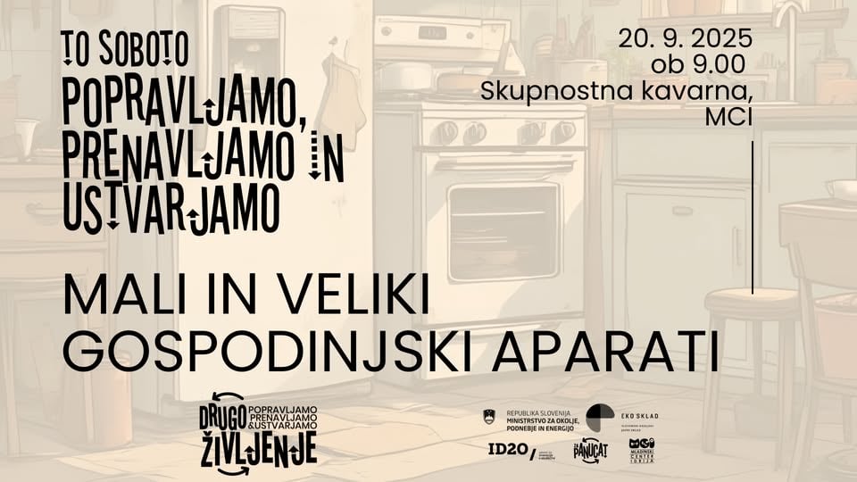 Mali in veliki gospodinjski aparati - diagnostika in manjša popravila