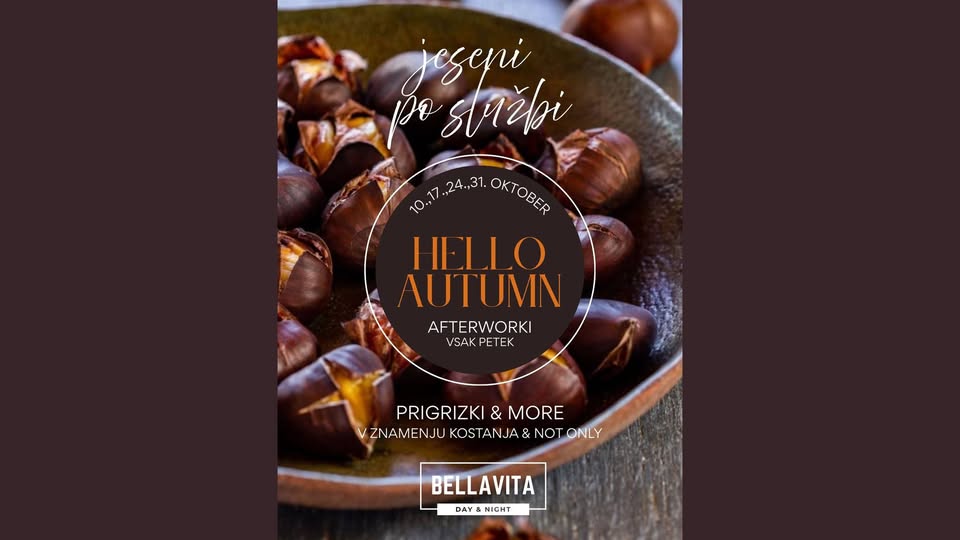 Afterwork Bellavita Bar Jesen po službi