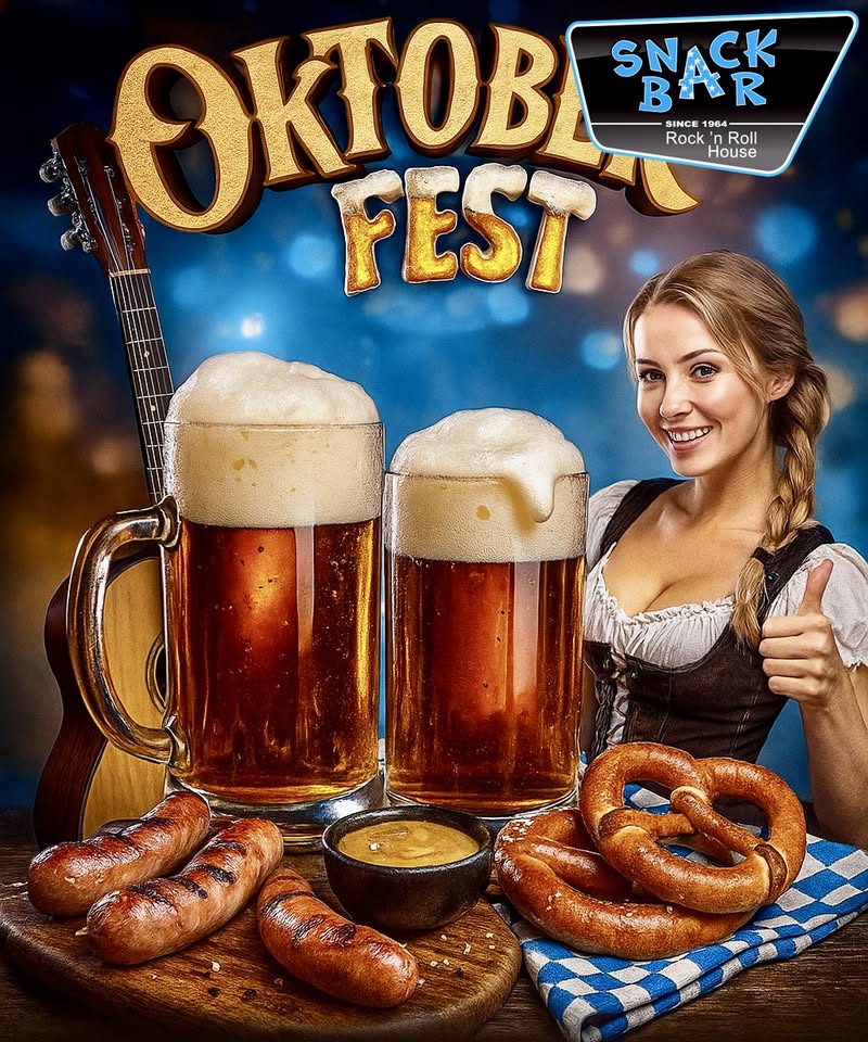 OKTOBEER FEST – Pivo, Glasba & Bavarske Poslastice - vsak dan - akciske cene piva & hrane