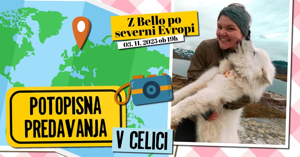 Potopisni ponedeljki v Celici: Z Bello po severni Evropi