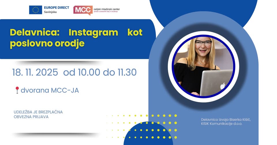 Delavnica: Instagram kot poslovno orodje