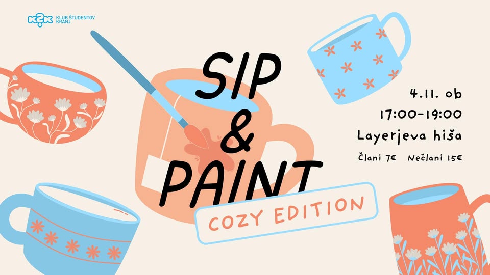 SIP & PAINT - Cozy edition