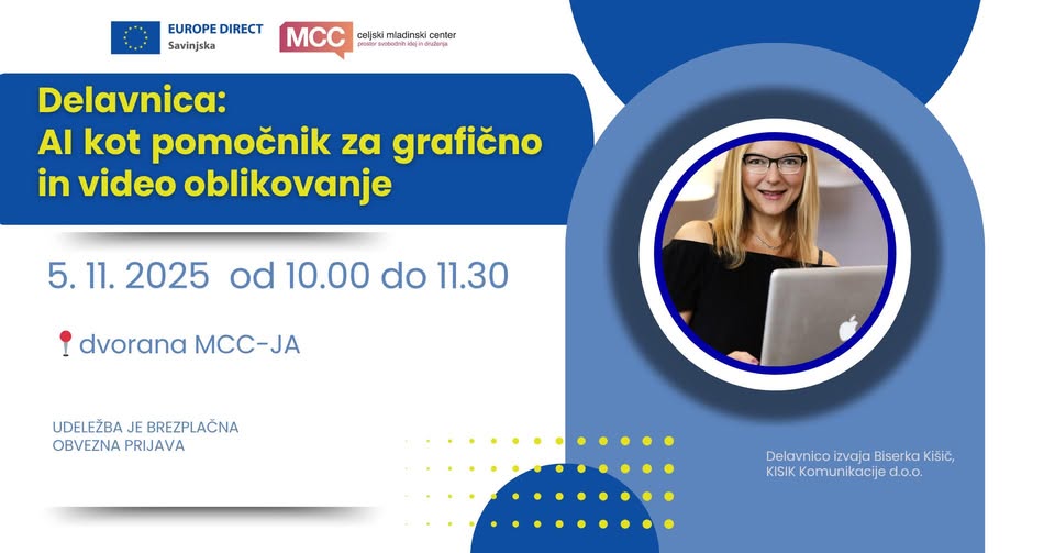 Delavnica: AI kot pomočnik za grafično in video oblikovanje
