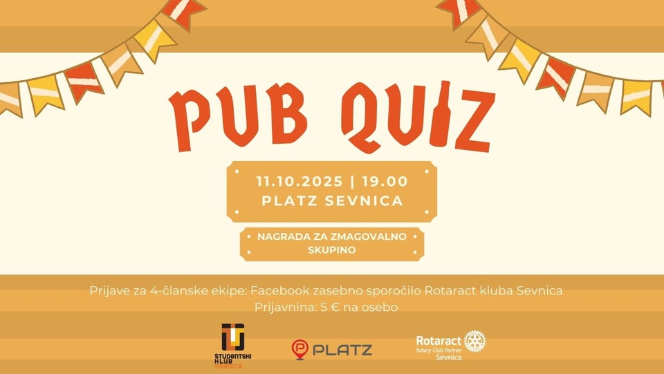 Dobrodelni PUB QUIZ