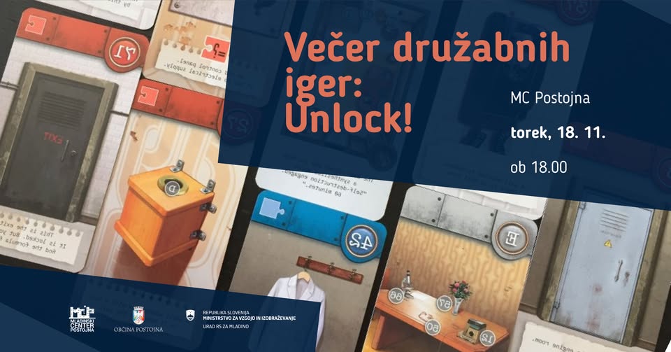 Večer družabnih iger: Unlock!