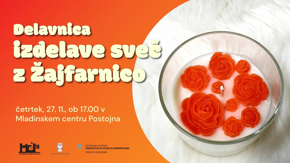 Delavnica izdelave sveč z Žajfarnico