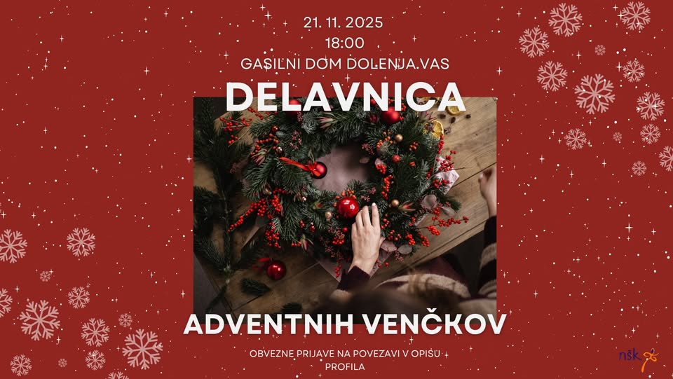 DELAVNICA ADVENTNIH VENČKOV