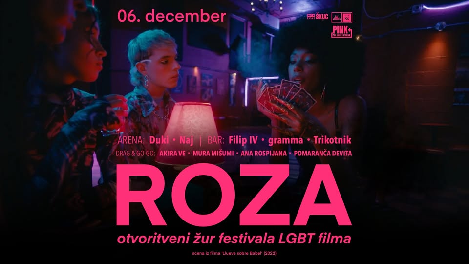 K4 Roza- otvoritveni žur festivala LGBT filma
