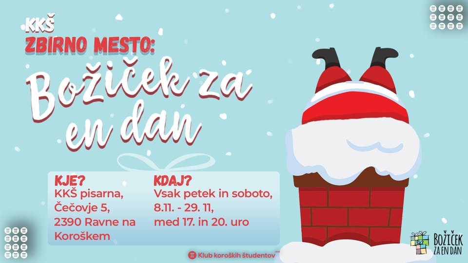 Zbirno mesto: Božiček za en dan