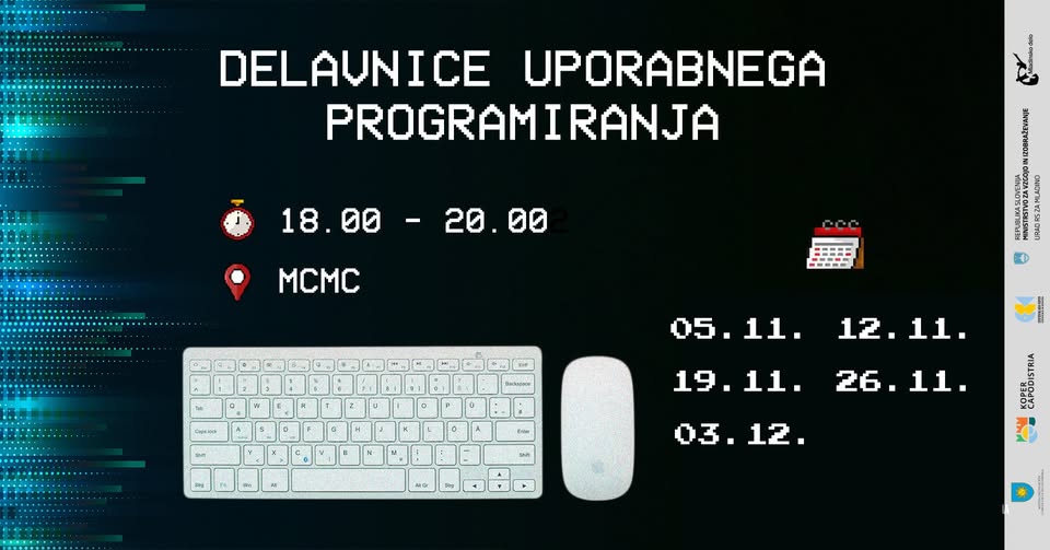Delavnice uporabnega programiranja @ MCMC