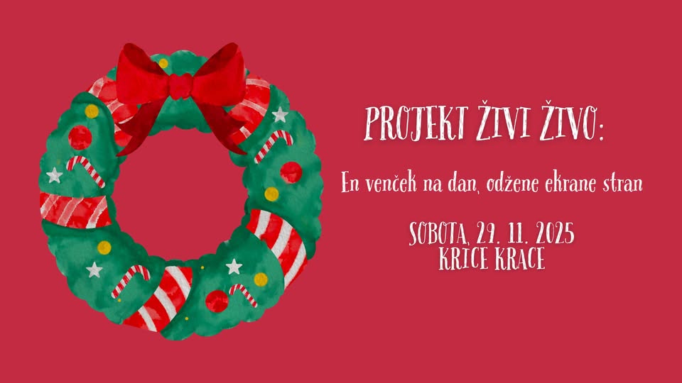 Živi živo: En venček na dan odžene ekrane stran