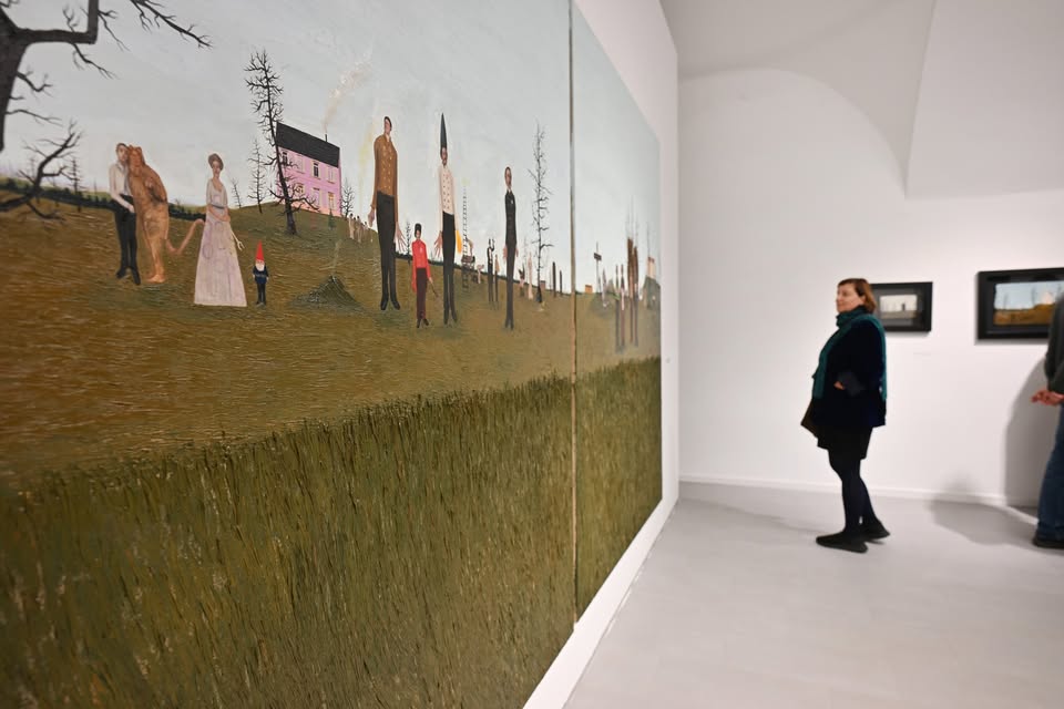 Javno vodstvo z umetnikom po razstavi Druga stran vetra