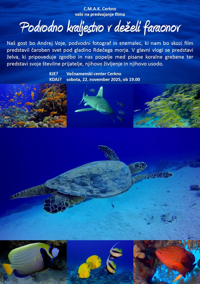 Andrej Voje: Podvodno kraljestvo v deželi faraonov