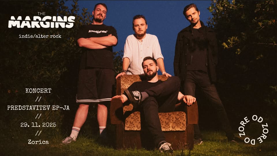 The Margins - predstavitev EPja Spet pognale bodo rože
