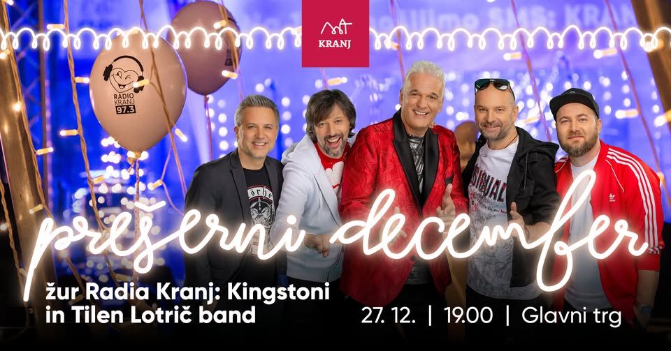 Žur Radia Kranj: KINGSTON in Tilen Lotrič band