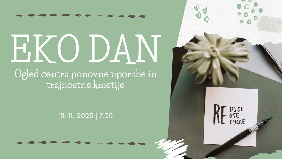 Eko dan - ogled Centra ponovne uporabe in trajnostne kmetije