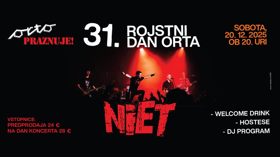 RAZPRODANO !!! Niet & 31. Rojstni Dan Orta