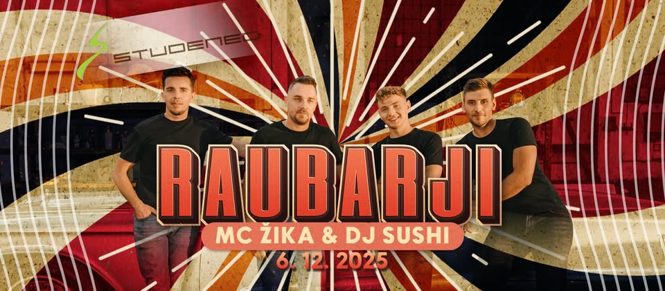 OTVORITEV VESELEGA DECEMBRA I RAUBARJI & MC Žika & DJ Sushi - Diskoteka Studenec