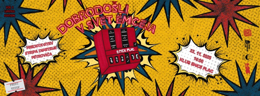 Predstavitev stripa Dimitrije Petrovića: Dobrodošli v svet eMCeja