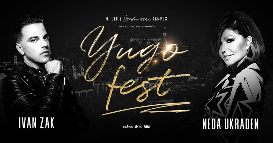 Neda Ukraden in Ivan Zak // 9. december // Študentski kampus