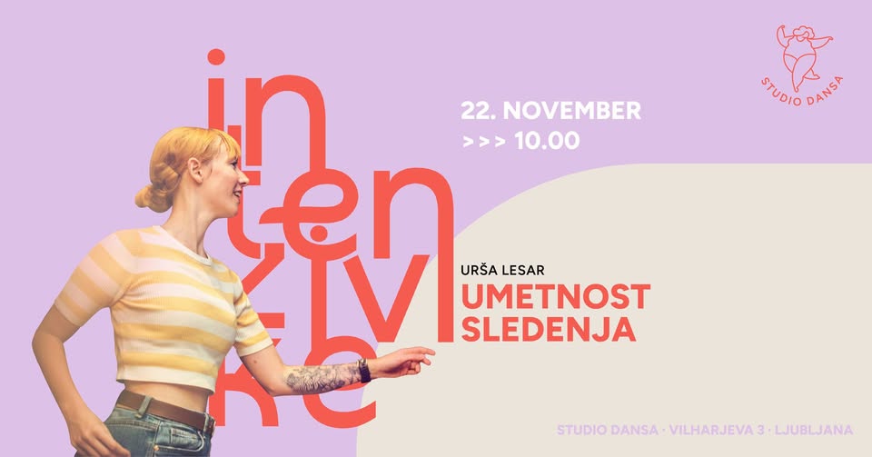 UMETNOST SLEDENJA | sobotna intenzivka | 22.11.2025