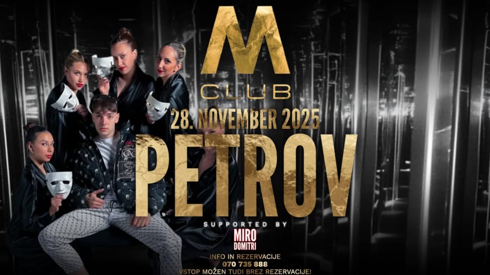 PETROV M CLUB PETEK 28.11. od 21h