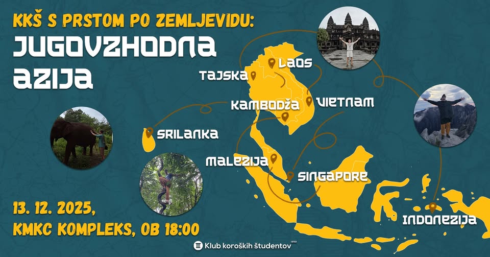 KKŠ s prstom po zemljevidu: Jugovzhodna Azija