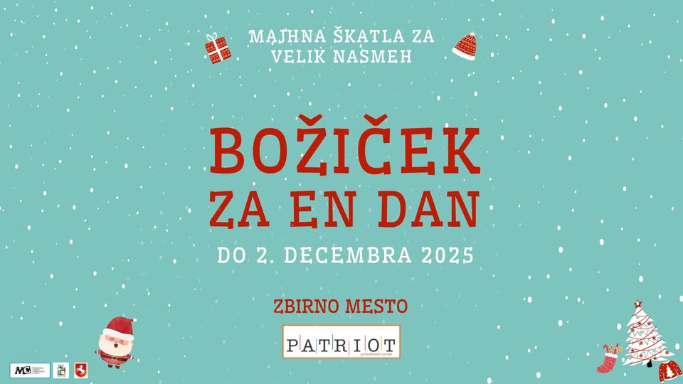 Božiček za en dan: DOBRODELNA akcija v MCDD