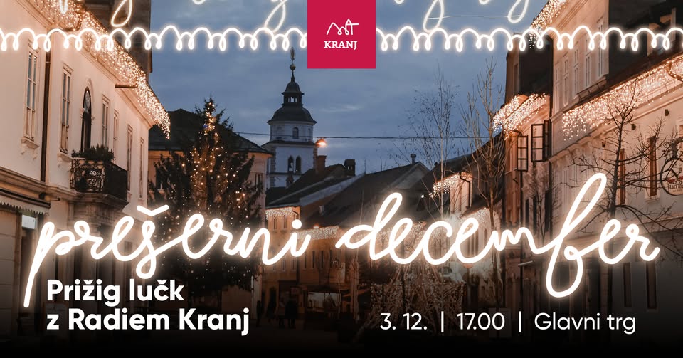 Prižig lučk z Radiem Kranj